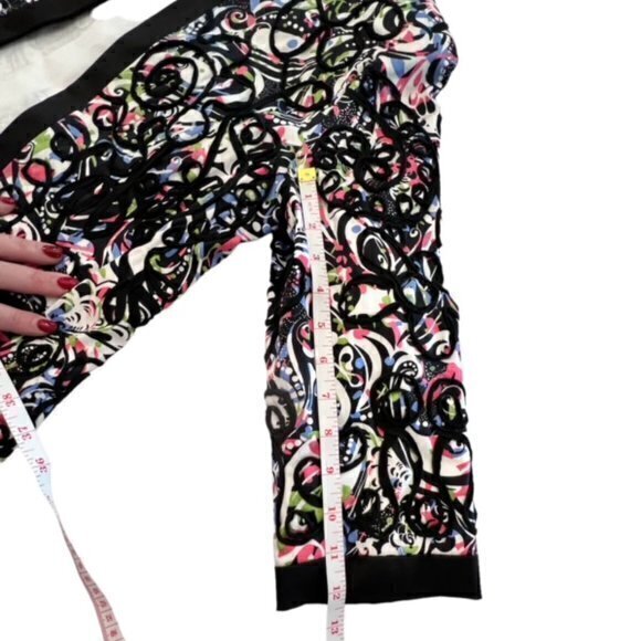 Trenz by‎ Theresa Renz Jacket Blazer Small Lined 3/4 Sleeve Embellish Career EUC - Picture 12 of 14